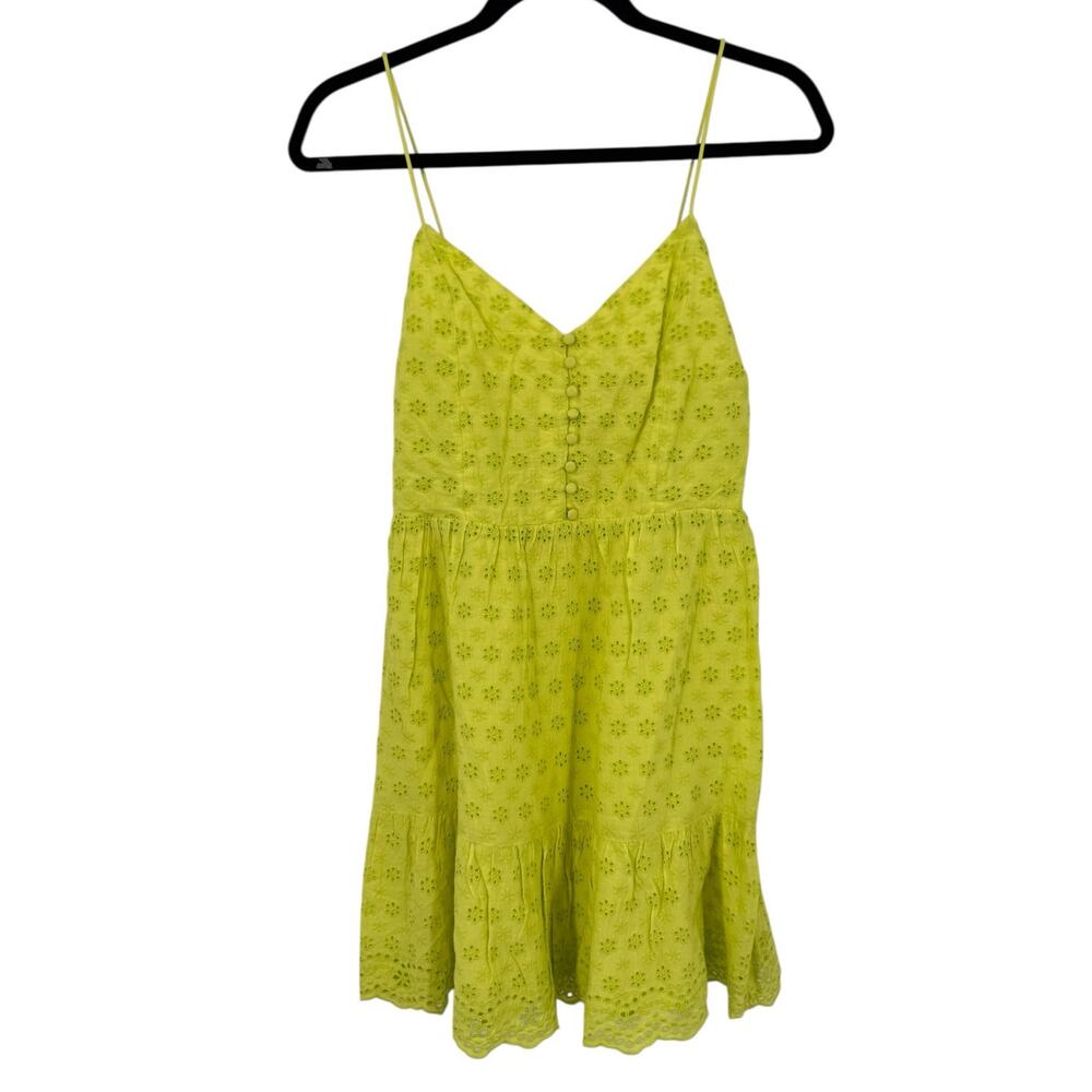 Alice + Olivia dress Fae Eyelet Embroidered minidress size 2 - Picture 2 of 7